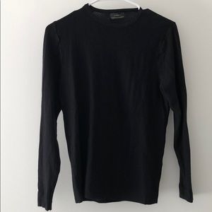 Zara men’s knit long sleeve shirt
